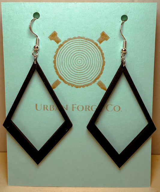 Diamond Frame Earrings