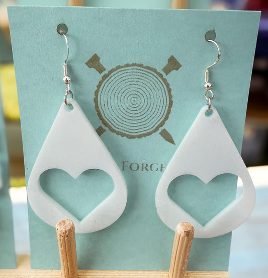 Heart Drop Earrings