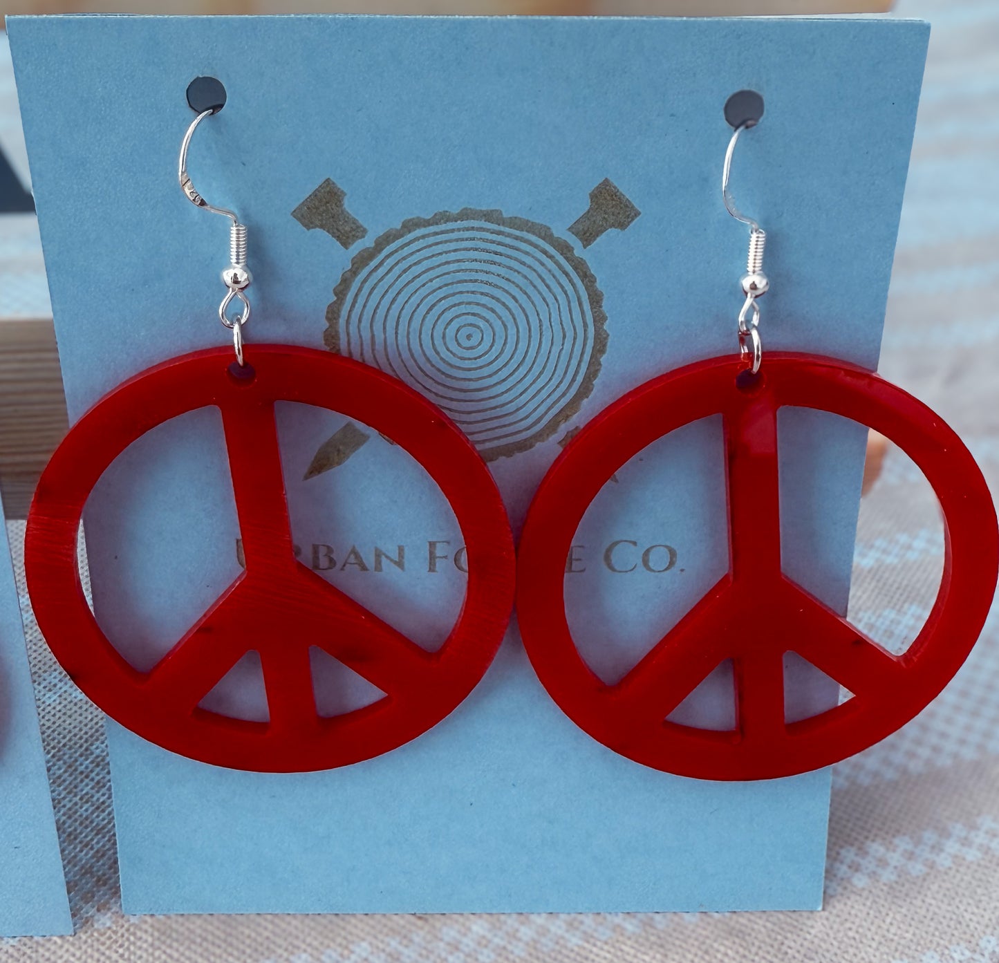 Peace Sign Earrings