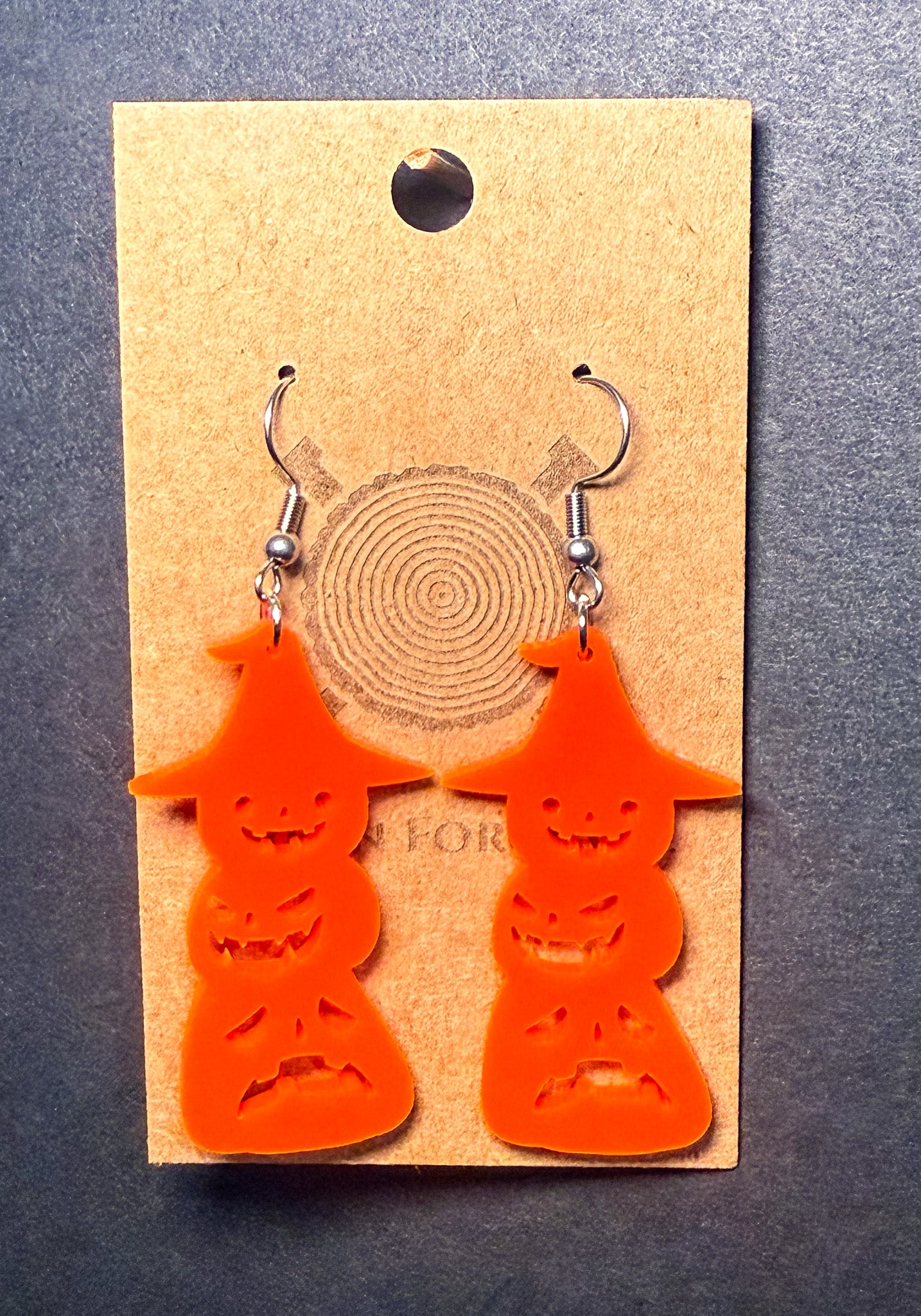 Witchy Pumpkin Earrings