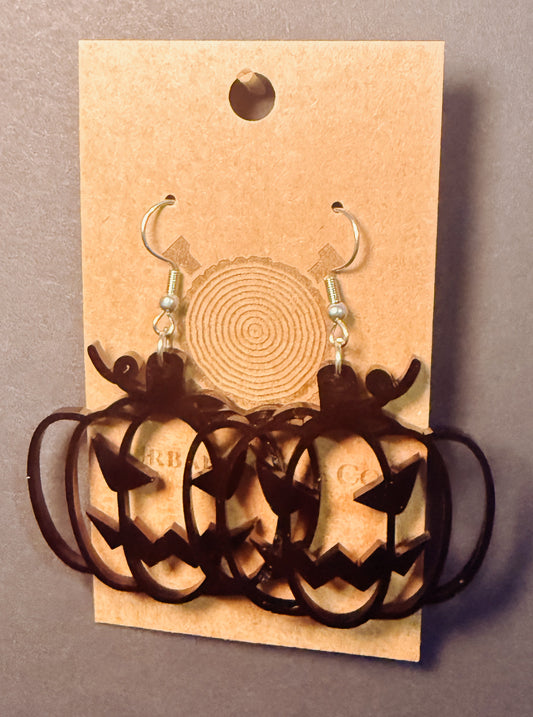 Scary Pumpkin Earrings