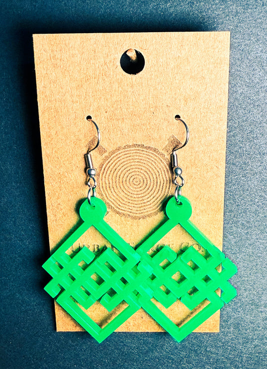 Celtic Diamond Earrings