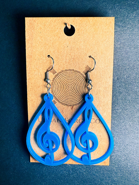 Treble Clef Earrings