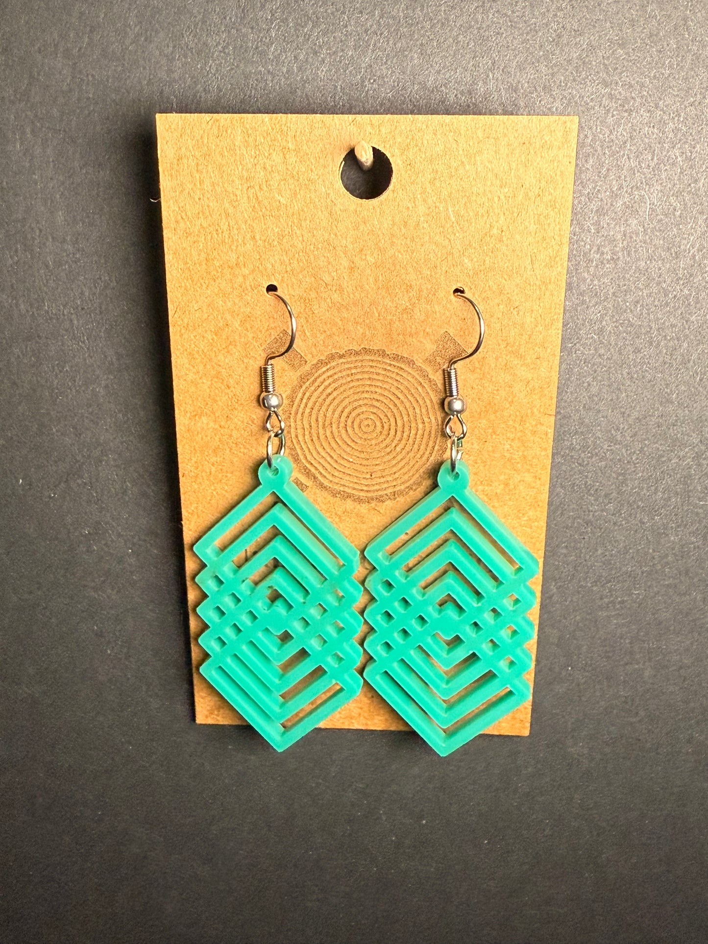 Geometric Squares Earrings