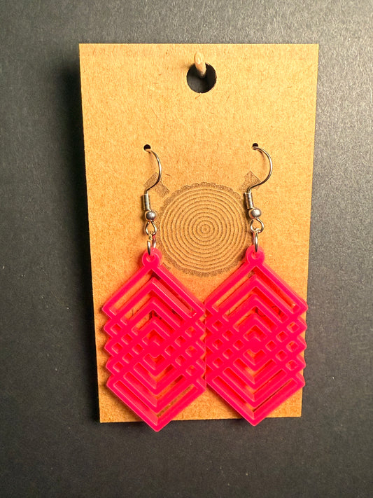 Geometric Squares Earrings