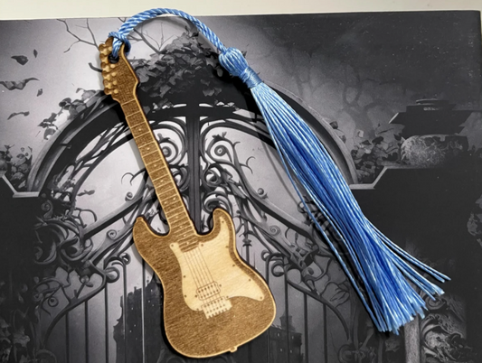 Wooden Guitar Bookmark