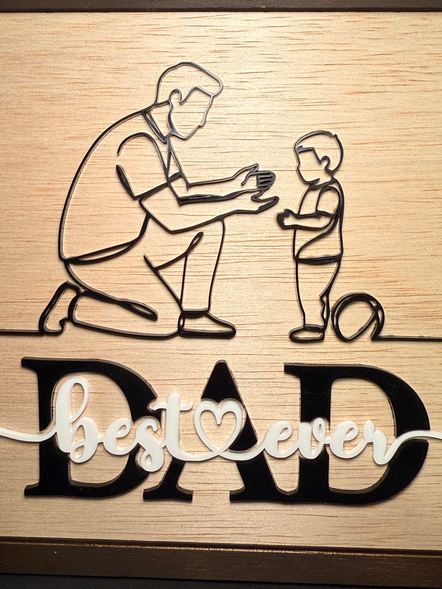 Best Dad Ever Gift Frame