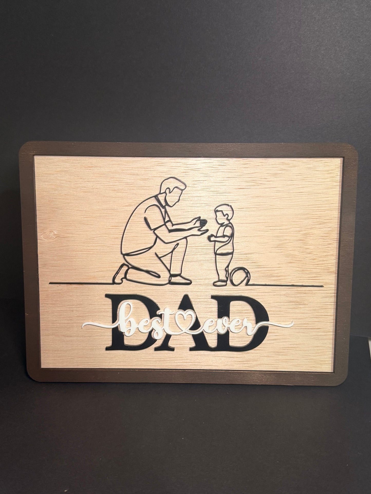 Best Dad Ever Gift Frame