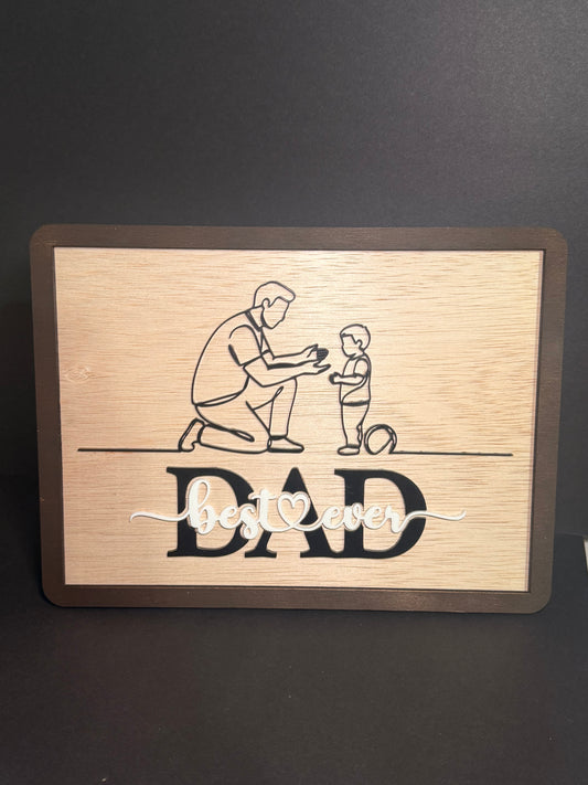 Best Dad Ever Gift Frame