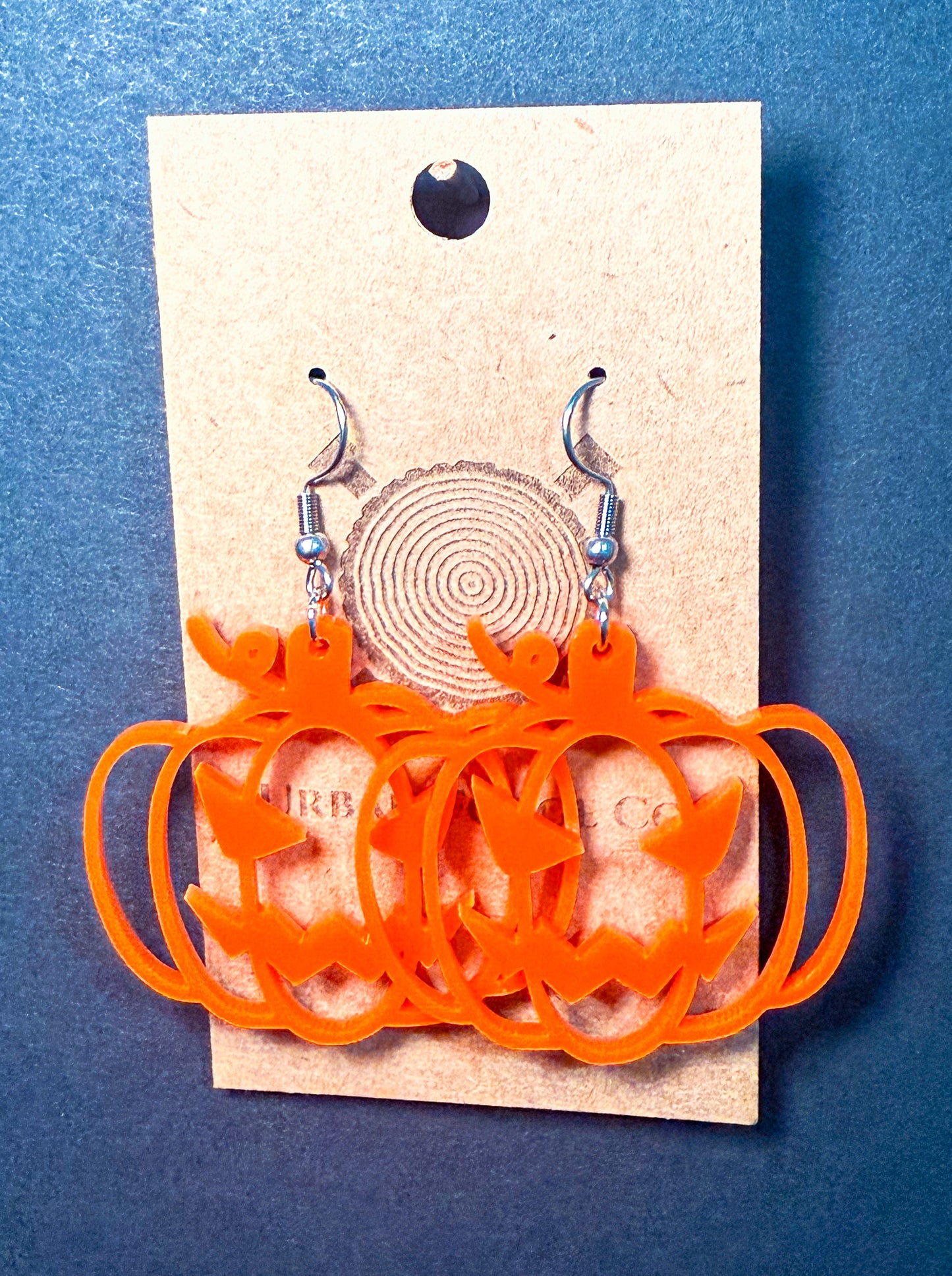 Scary Pumpkin Earrings