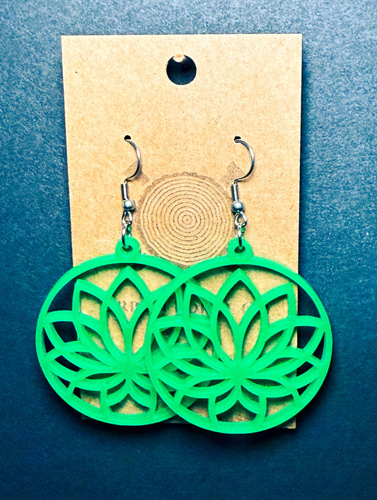 Full Lotus Earrings