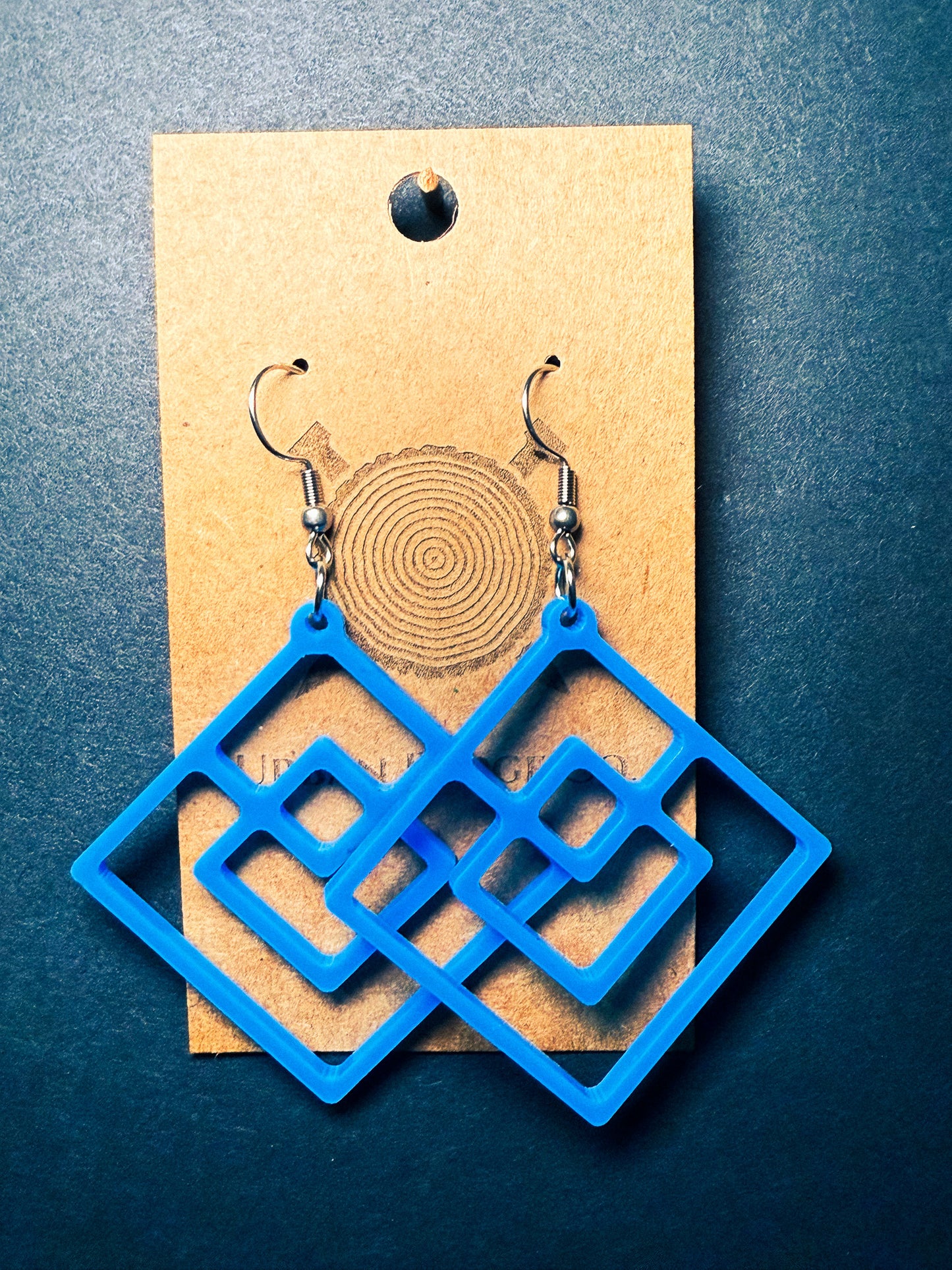 Diamond Frames Earrings