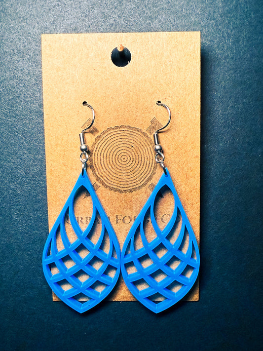 Lattice Drop Earrings