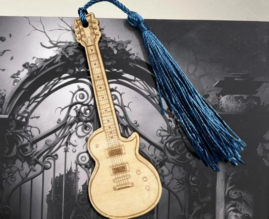Wooden Guitar Bookmark
